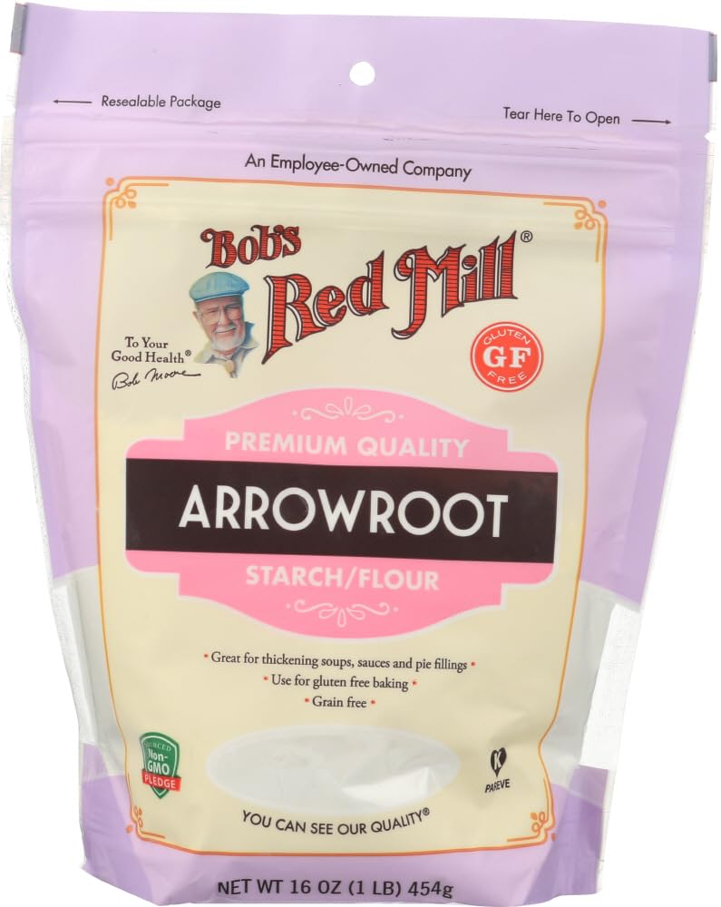 Product image of Bob's Red Mill Arrowroot Starch/Flour Gluten Free Cooking and Baking Thickener Cornstarch Substitute 16 oz